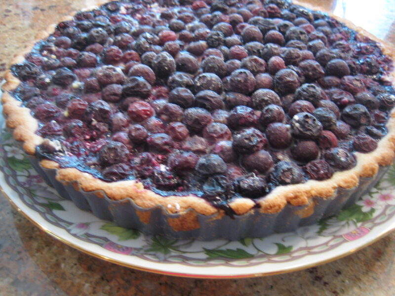 Blueberry tart