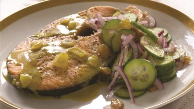 Bombay Salmon with Jasmine Rice