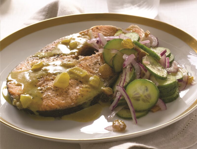 Bombay Salmon with Jasmine Rice