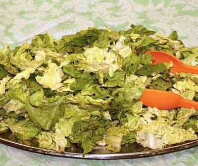 Boston Lettuce and Chopped Herbs with Shallot Cider Dressing Recipe