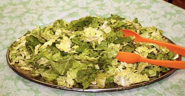 Boston Lettuce and Chopped Herbs with Shallot Cider Dressing Recipe