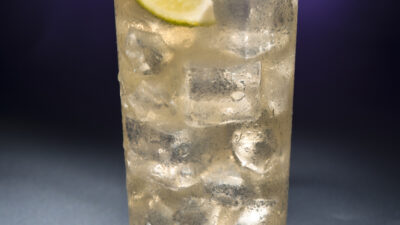Bourbon and ginger Beer cocktail