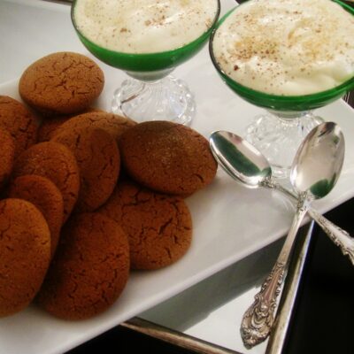 Bourbon Mousse & Gingersnap