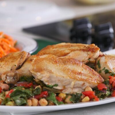Braised Chicken with Chickpeas