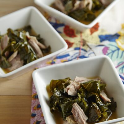 Braised Collard Greens With “Pot Liquor”