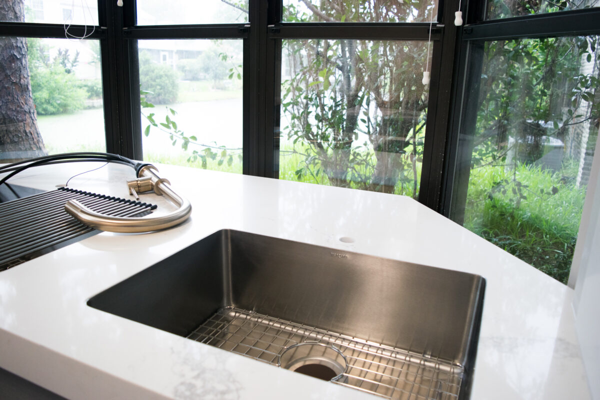 Who knew a sink could shine like diamonds?