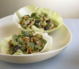 Broccoli Slaw with Toasted Walnuts