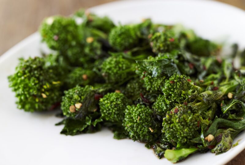 braised broccoli rabe