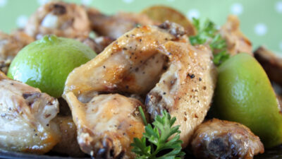 Broiled Chicken Wings With Two Sauces
