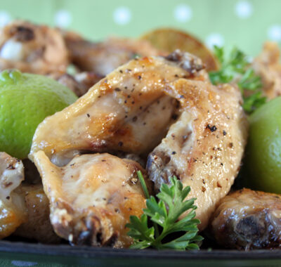Broiled Chicken Wings With Two Sauces