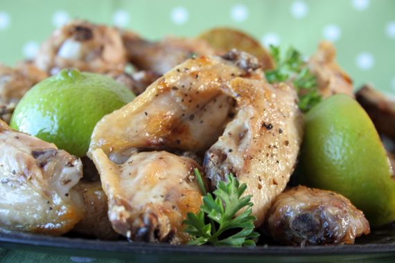 Broiled Chicken Wings With Two Sauces