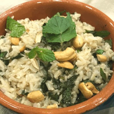 brown basmati rice pilaf
