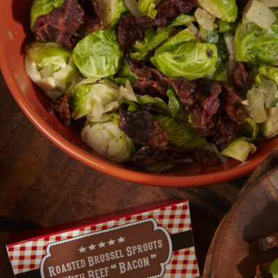 Brussels Sprouts with Beef Bacon