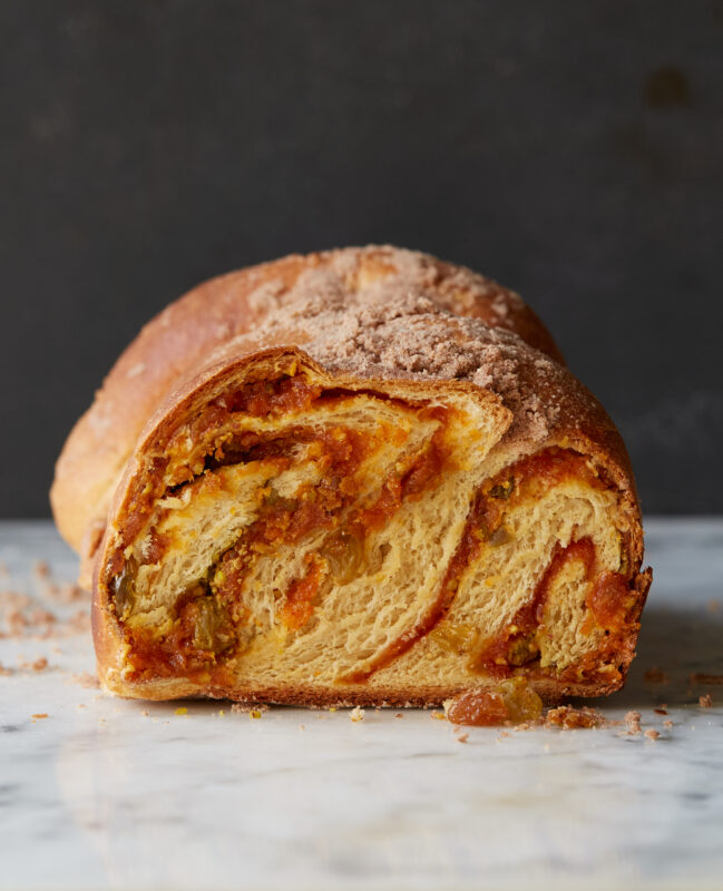 APRICOT PISTACHIO BABKA