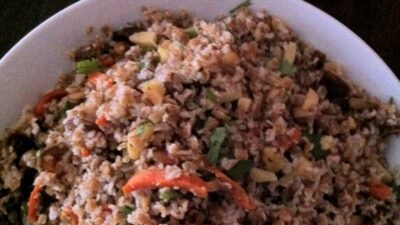 bulger,nuts,dates,carrots