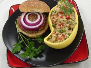 Bulgur, Garbanzo and Tomato Summer Salad