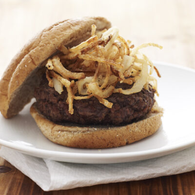 Burger with Fried Onions