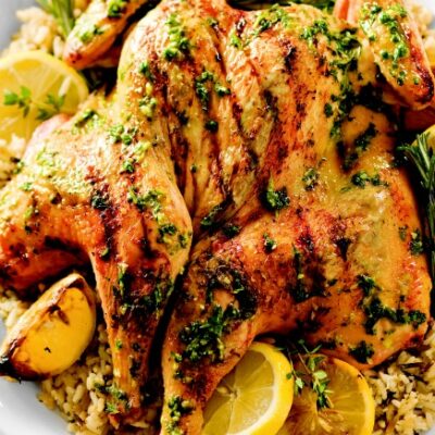 Butterflied Herb and Lemon Grilled Chicken