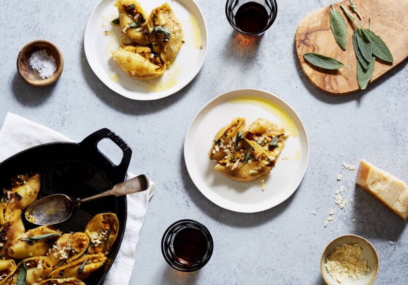 Butternut Squash Stuffed Shells