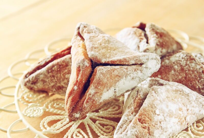 cake batter hamantashen