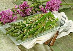 California Asparagus with Blue Cheese and Pine Nuts