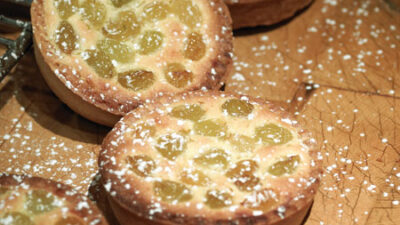California Rum Raisin and Almond Tarts
