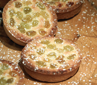 California Rum Raisin and Almond Tarts