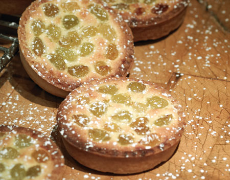 California Rum Raisin and Almond Tarts