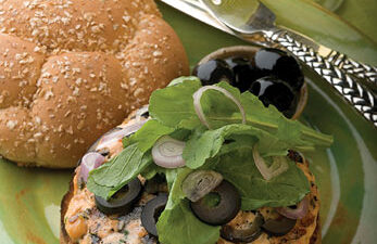 California Salmon Burger