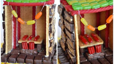 Candy Sukkah Collage for Joy of Kosher