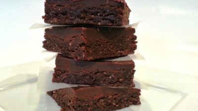 Cappuccino No Bake Brownies