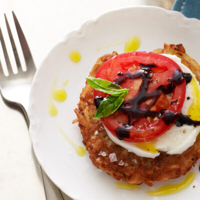 caprese latkes