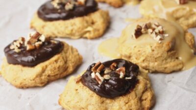 caramel apple cookies