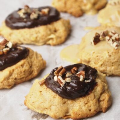 caramel apple cookies