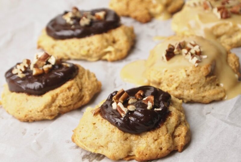 caramel apple cookies