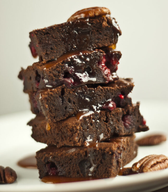 caramel brownies