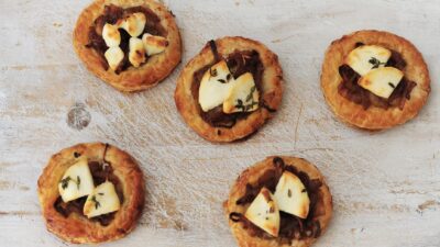 Caramelized Onion and Goat Cheese Pastry