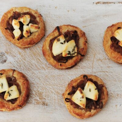 Caramelized Onion and Goat Cheese Pastry