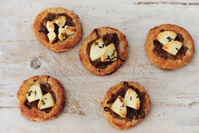 Caramelized Onion and Goat Cheese Pastry