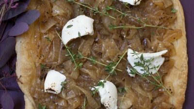 caramelized onion tart
