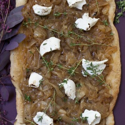 caramelized onion tart