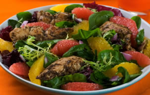 Caribbean Chicken and Citrus Salad