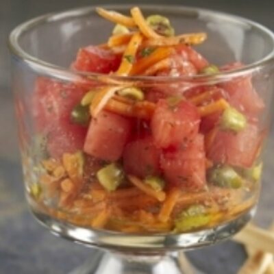 Carrot, Pistachio and Watermelon Salad