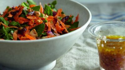 CARROT SALAD WITH MINT AND DATES