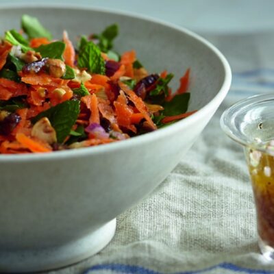CARROT SALAD WITH MINT AND DATES