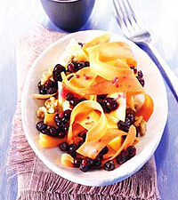 Carrot Salad with Wild Blueberries