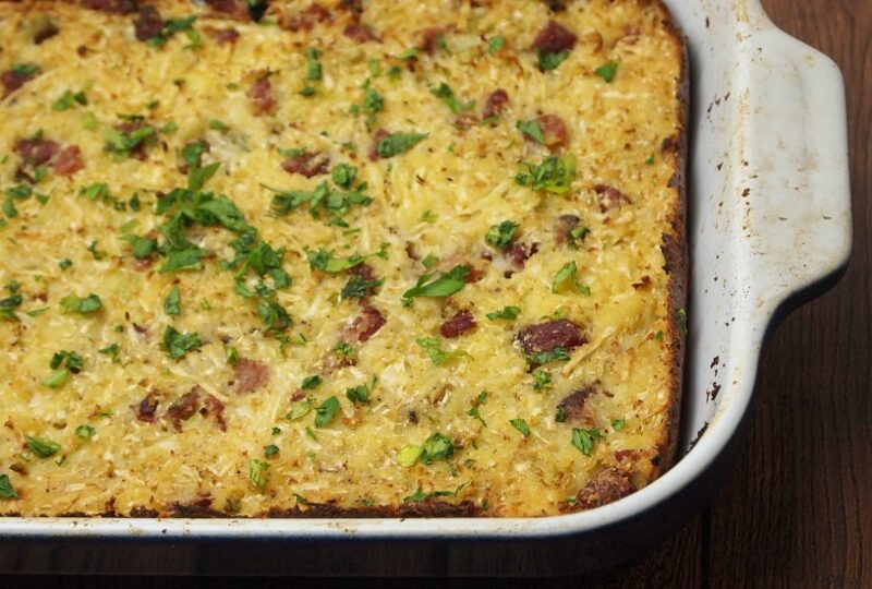 Cauliflower Pastrami Kugel