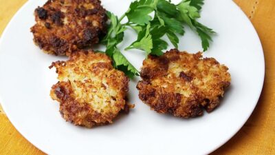 Cauliflower-SAlami-latkes