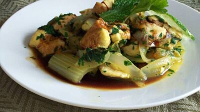 Celery and Mint Khoresh