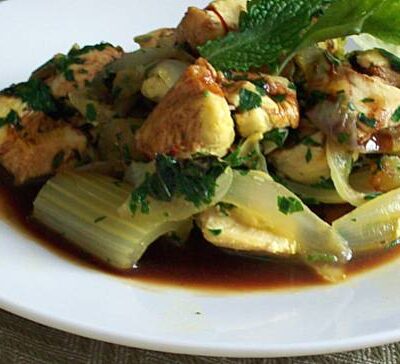 Celery and Mint Khoresh